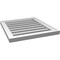 Ekena Millwork Vertical Surface Mount PVC Gable Vent: Functional, w/ 2"W x 1-1/2"P Brickmould Frame, 20"W x 22"H GVPVE20X2202SF - alternate 3